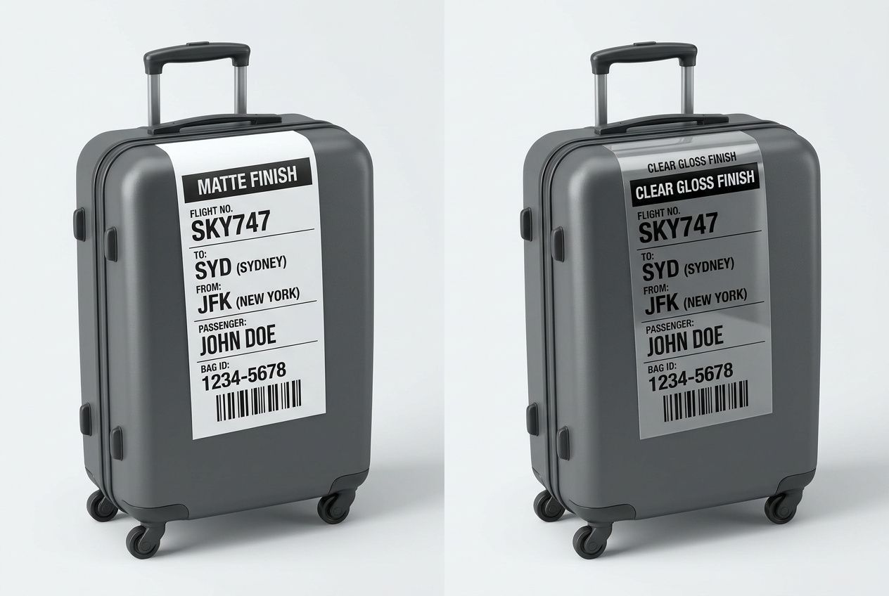 Thermal Transfer Baggage Thermal Transfer Tags