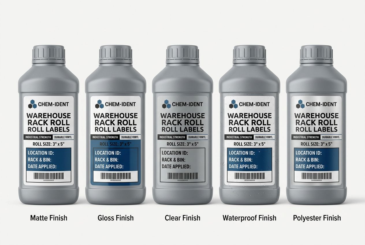 Warehouse Rack Roll Labels