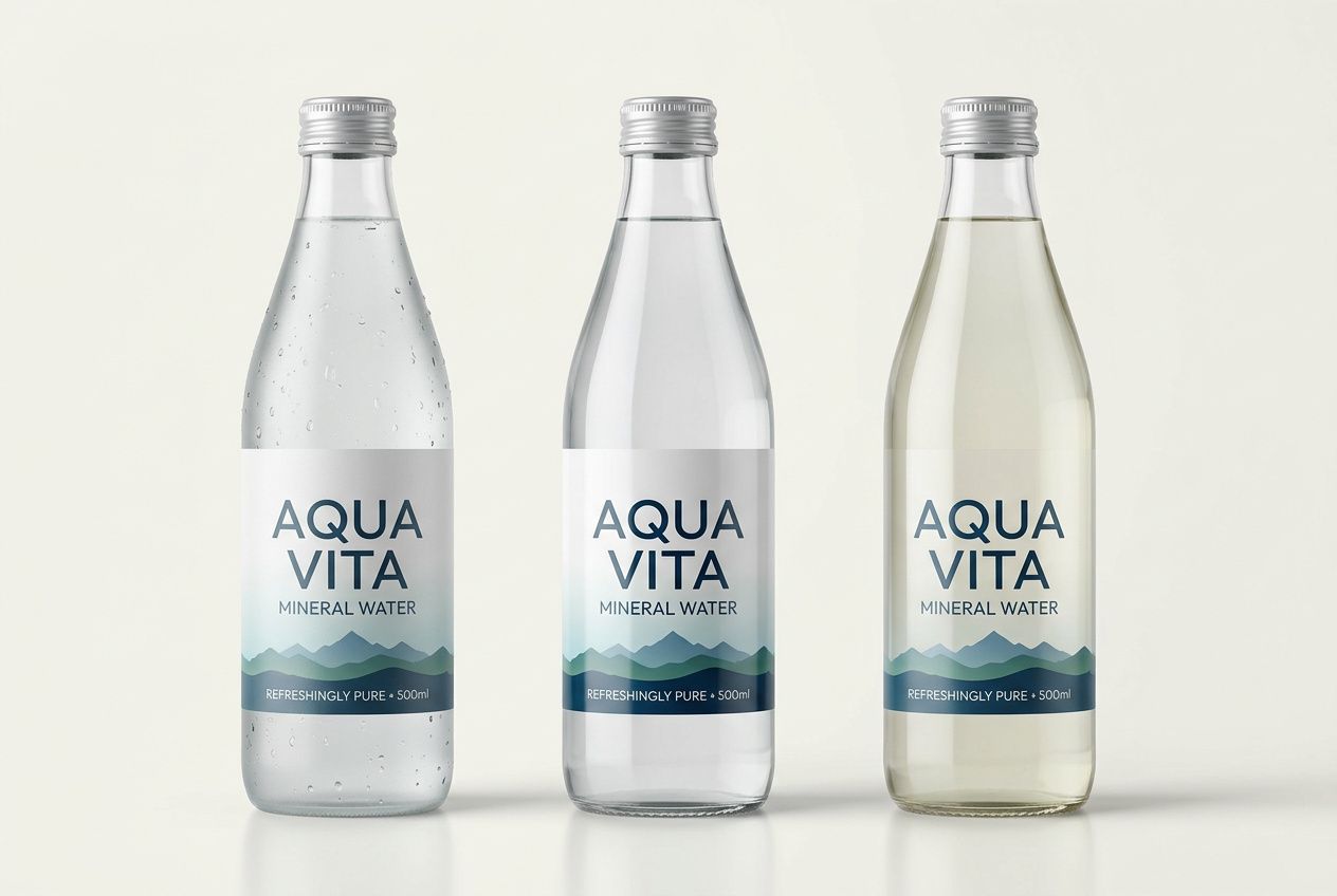 Waterproof Water Bottle Roll Labels