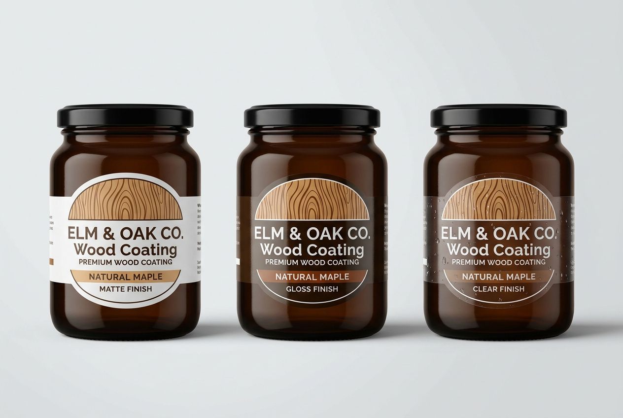 Wood Coating Die-Cut Labels