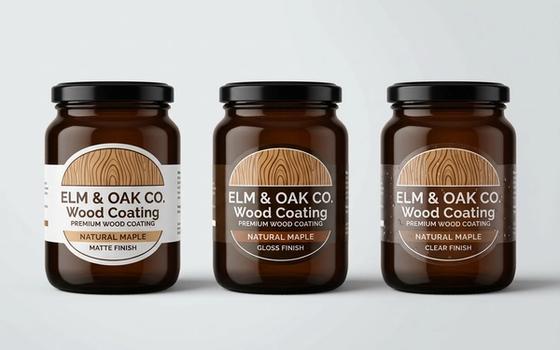 Wood Coating Die-Cut Labels