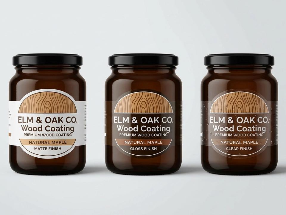 Wood Coating Die-Cut Labels