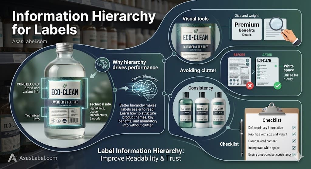 Label Information Hierarchy: Improve Readability & Trust