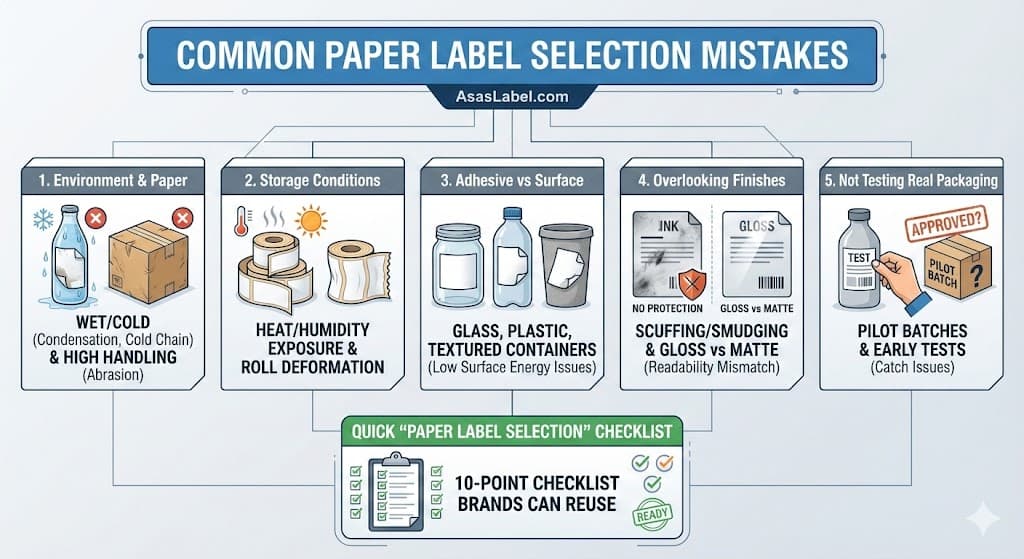 Common Paper Label Mistakes Brands Make (Avoid These)