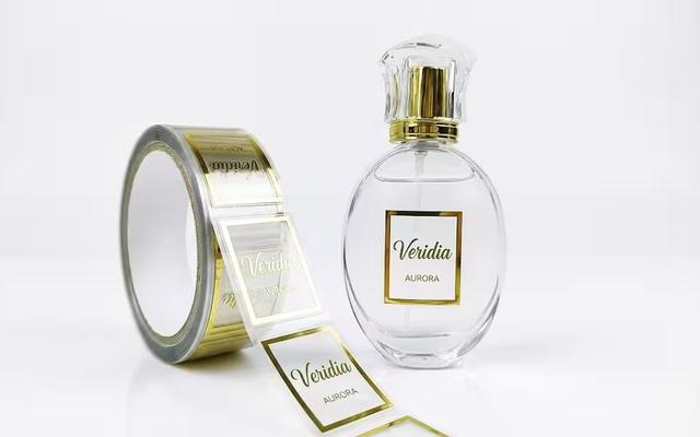 Transparent Perfume Bottle Stickers