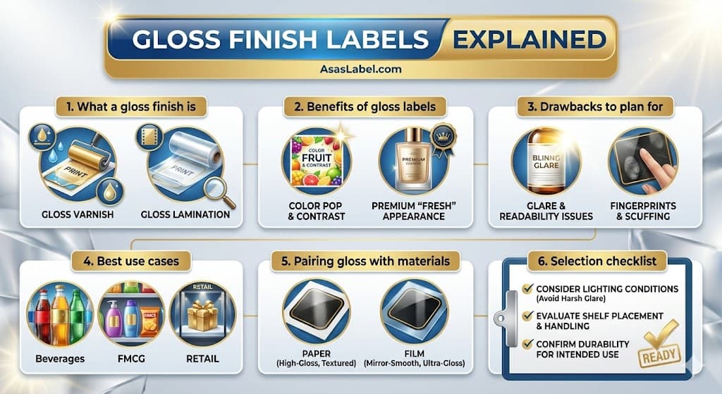 Gloss Finish Labels