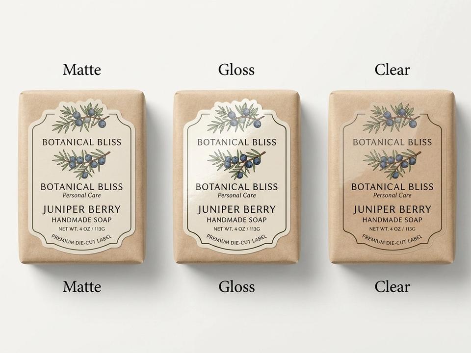 Soap Packaging Die-Cut Labels