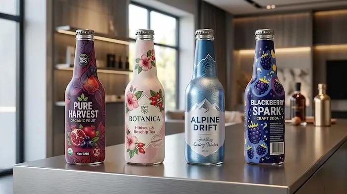 Shrink sleeve labels for bottles