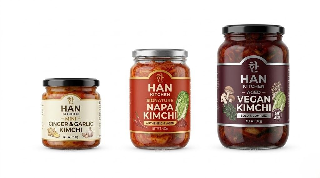 Kimchi jar label