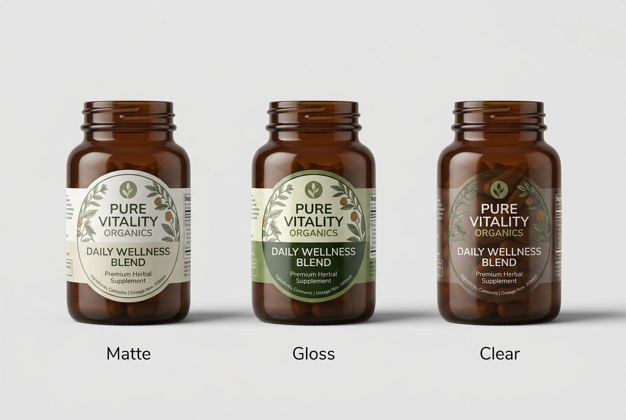 Wellness Product Die-Cut Labels