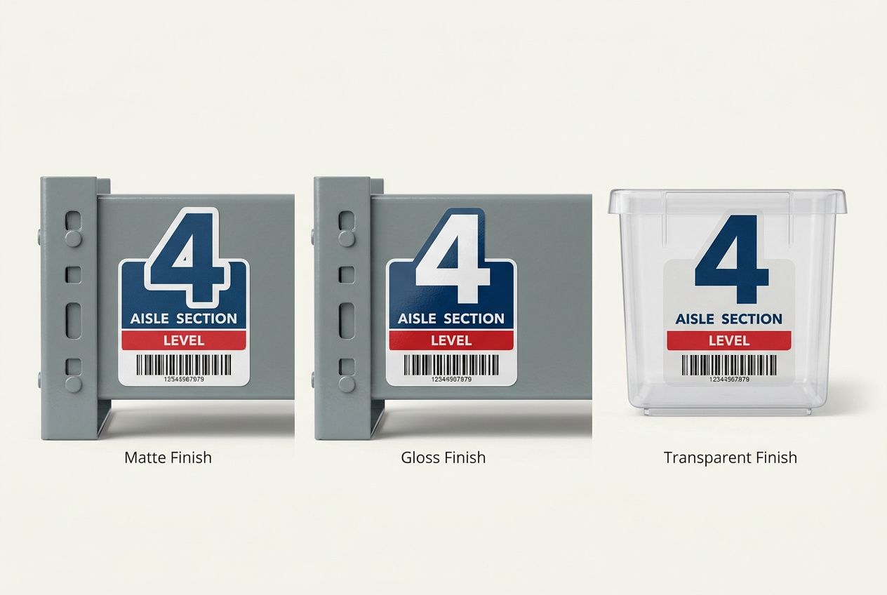 Warehouse Rack Die-Cut Labels