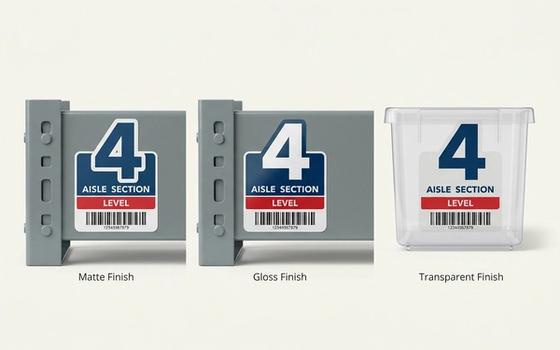Warehouse Rack Die-Cut Labels