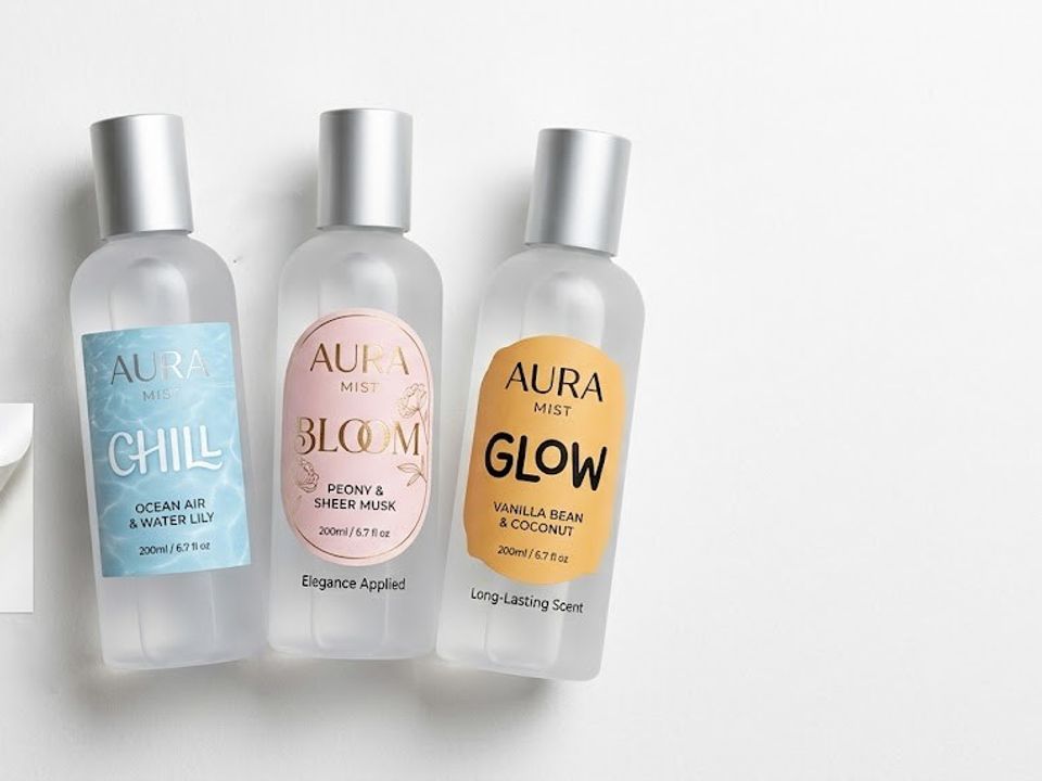 Body spray labels