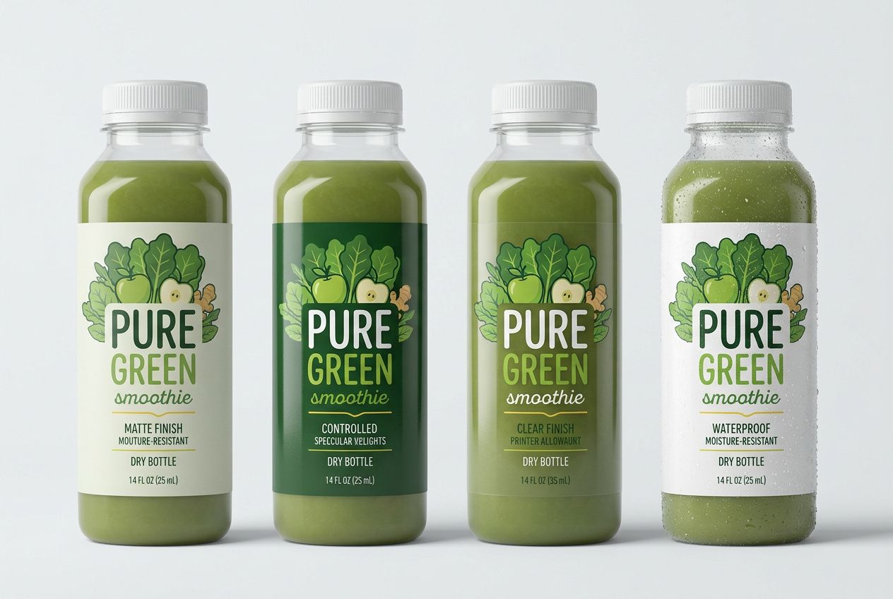 Smoothie Bottle Roll Labels