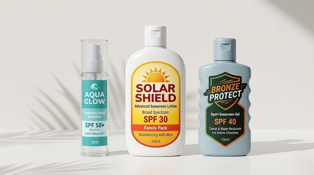 Sunscreen labels