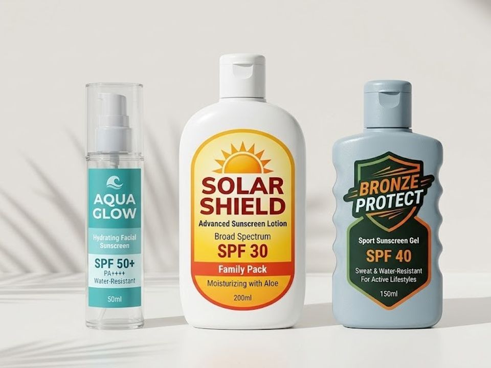 Sunscreen labels