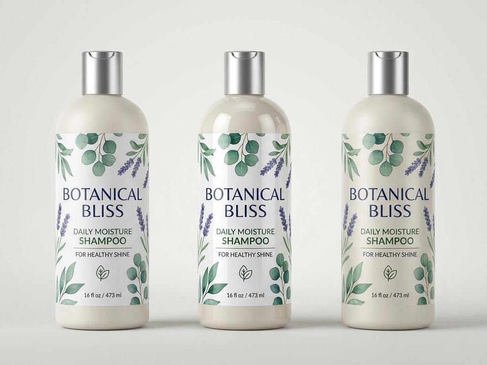 Shampoo Bottle Shrink Sleeve Labels