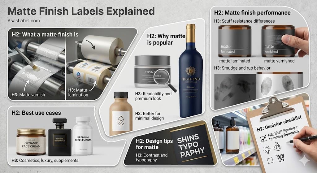 Matte Finish Labels: Why Brands Choose Matte