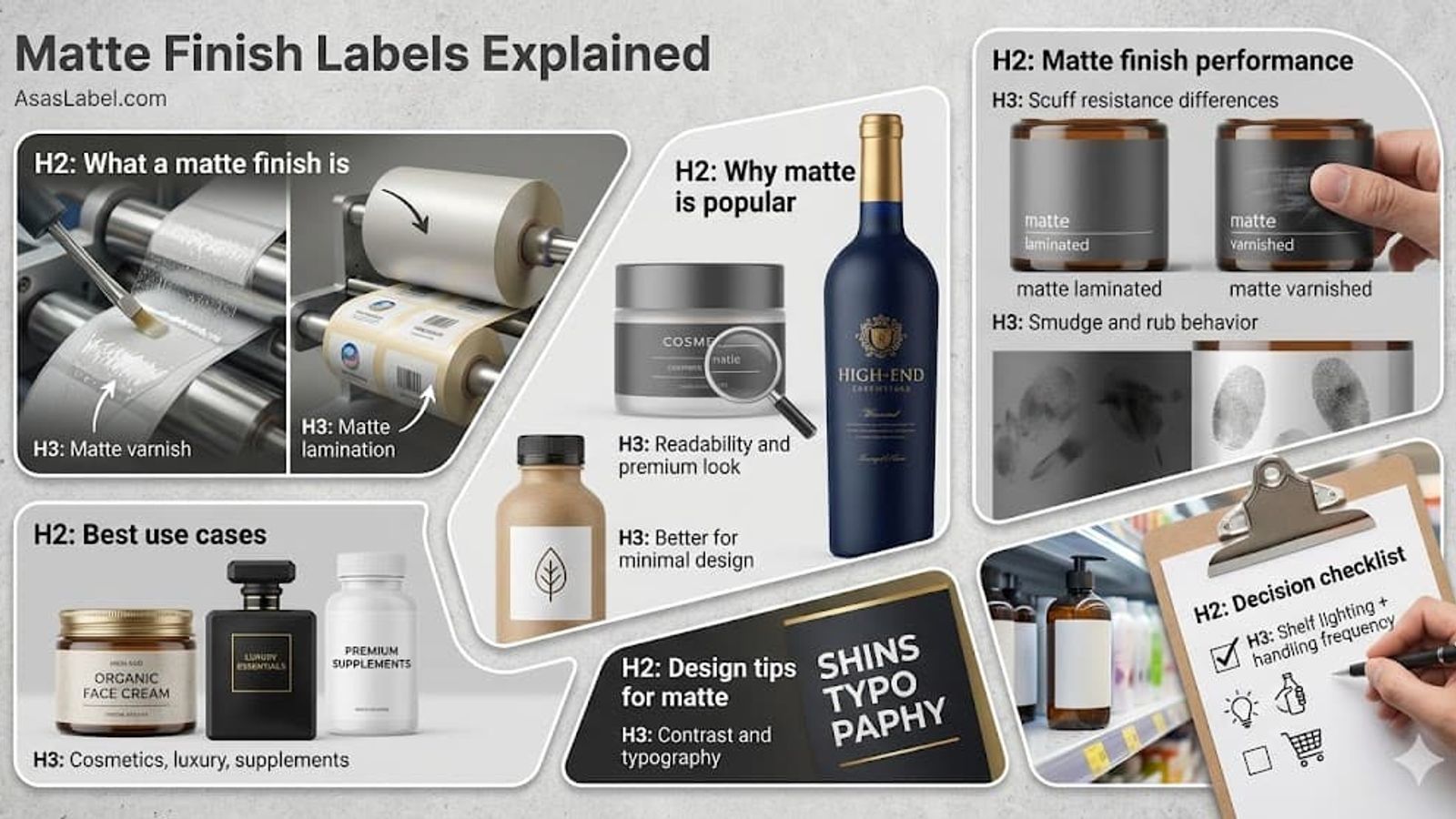 Matte Finish Labels: Why Brands Choose Matte