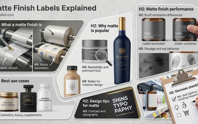 Matte Finish Labels: Why Brands Choose Matte