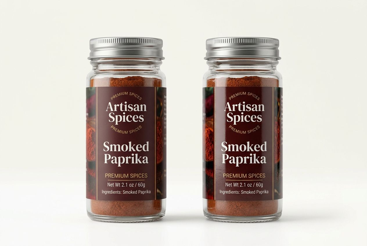 Spice Bottle Roll Labels