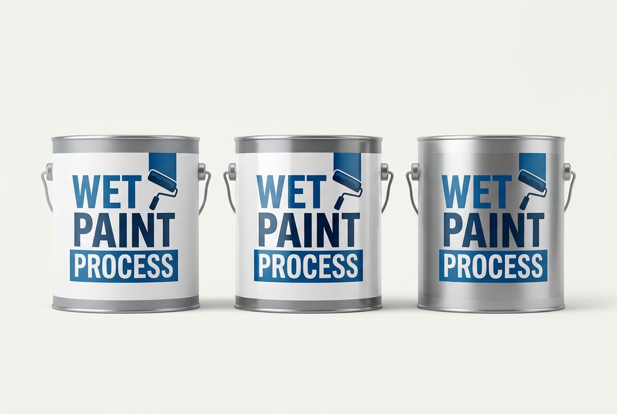 Wet Paint Process Roll Labels