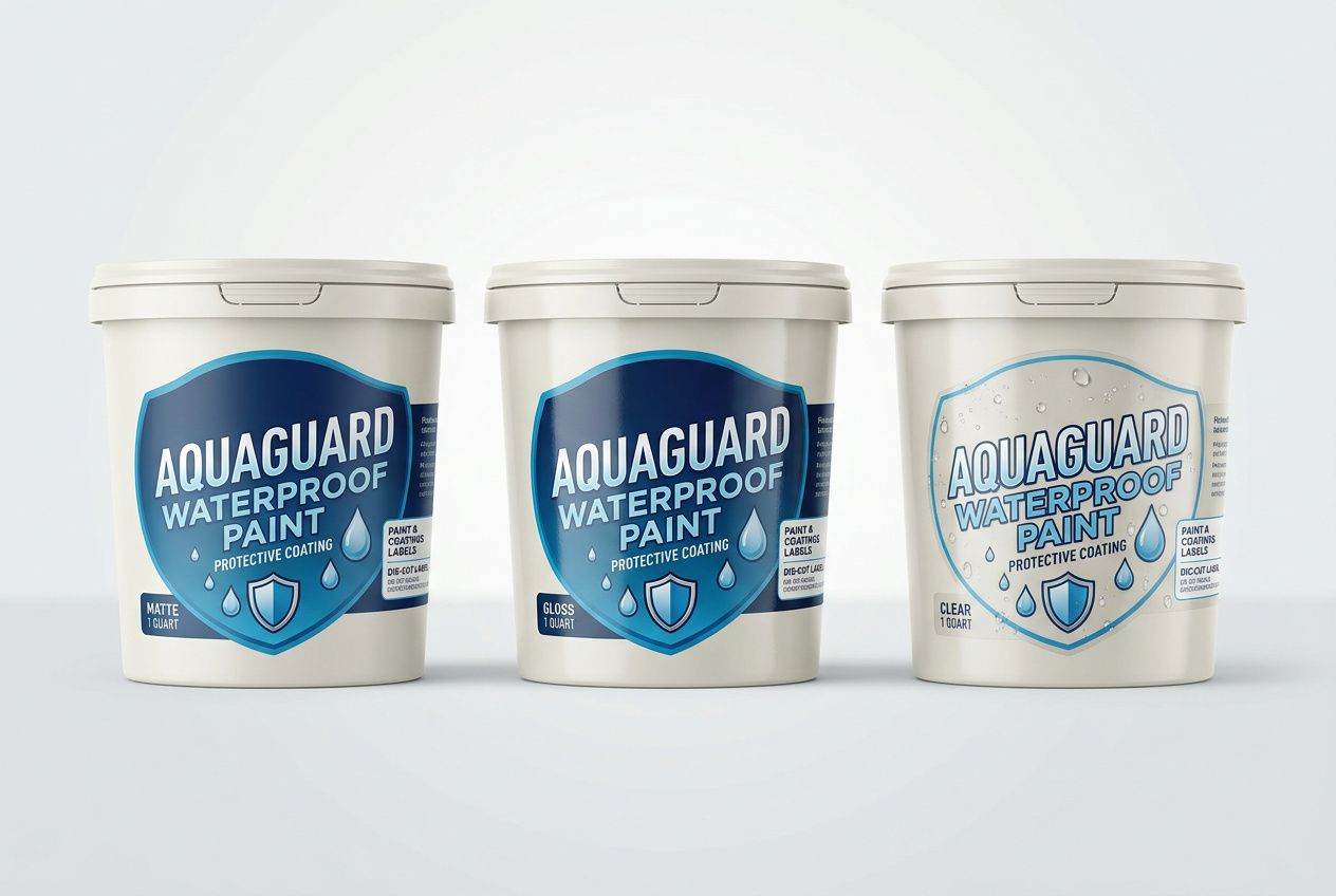 Waterproof Paint Die-Cut Labels