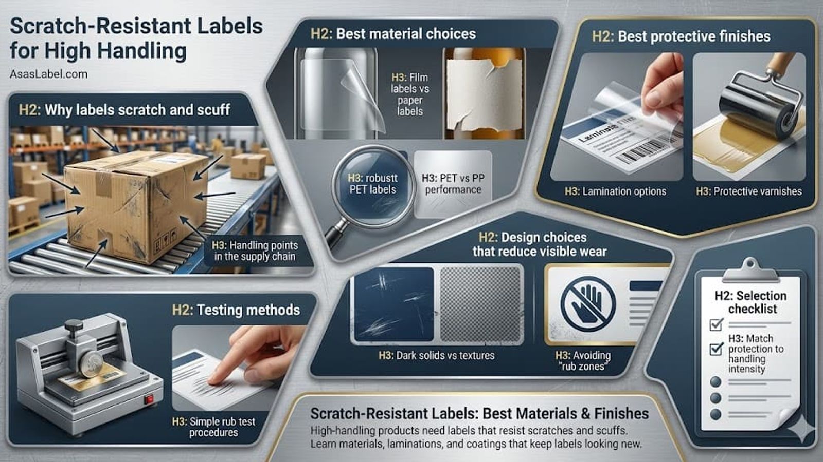 Scratch-Resistant Labels: Best Materials & Finishes