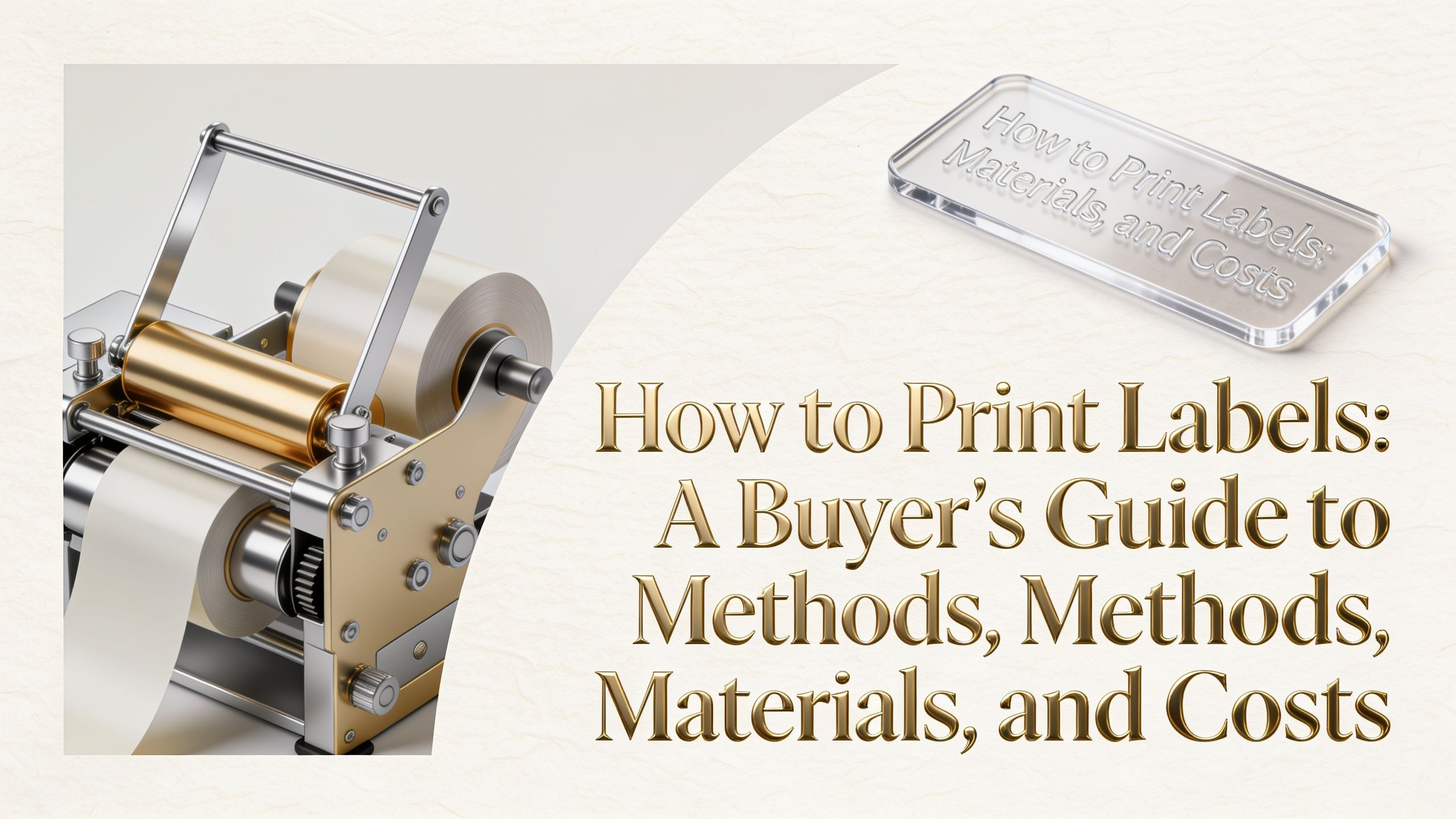 How to Print Labels: Buyer's Guide to Methods and Costs