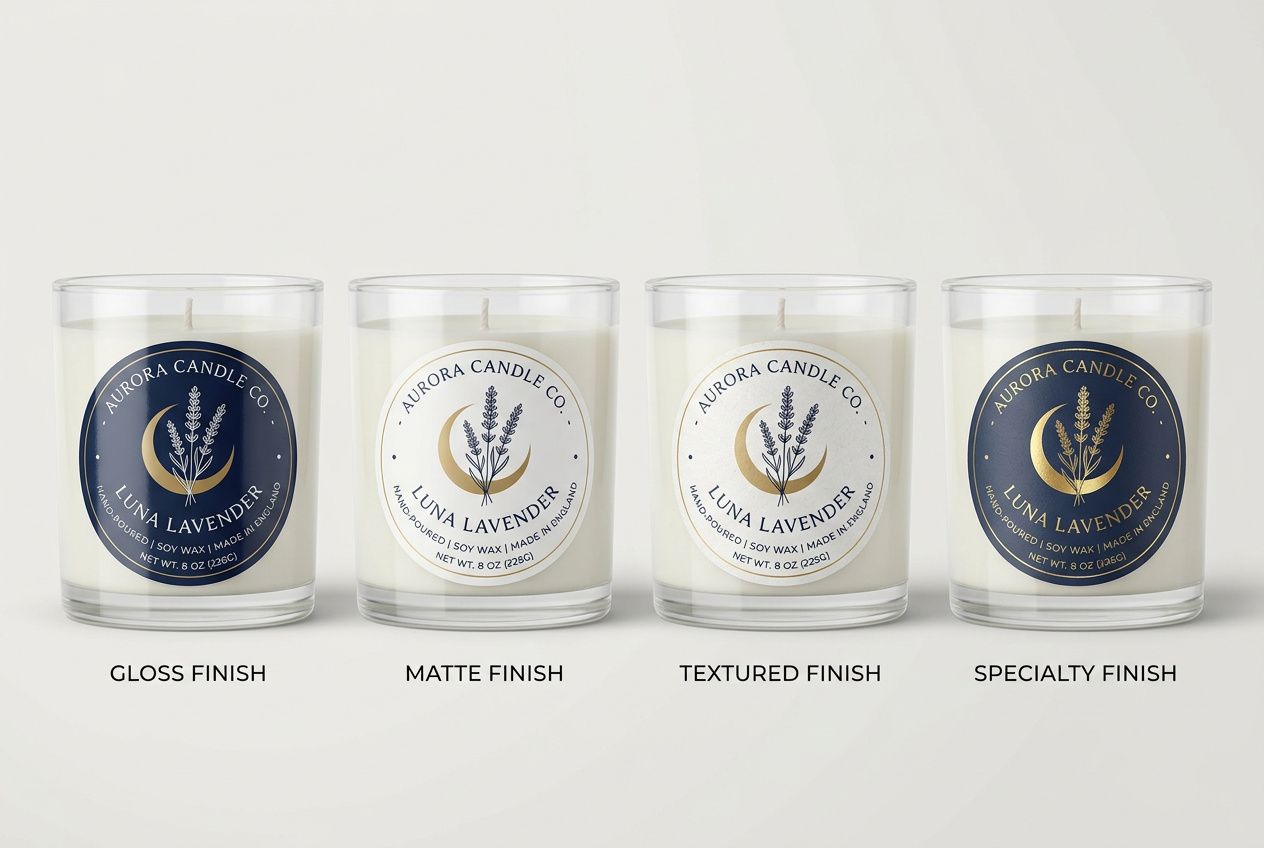 Vinyl Candle Sheet Labels