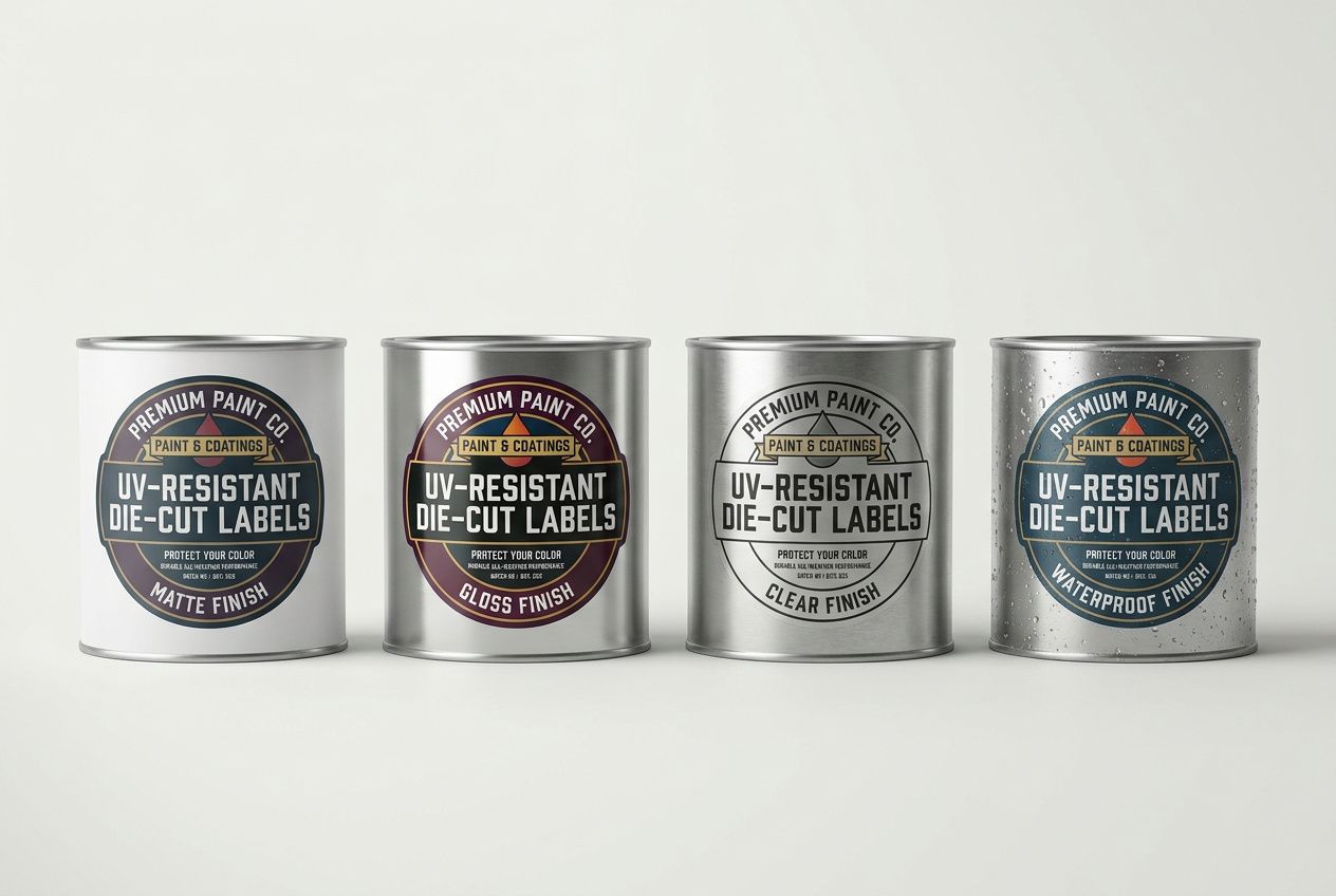 UV-Resistant Paint Die-Cut Labels