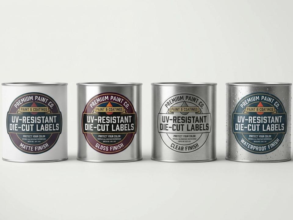 UV-Resistant Paint Die-Cut Labels