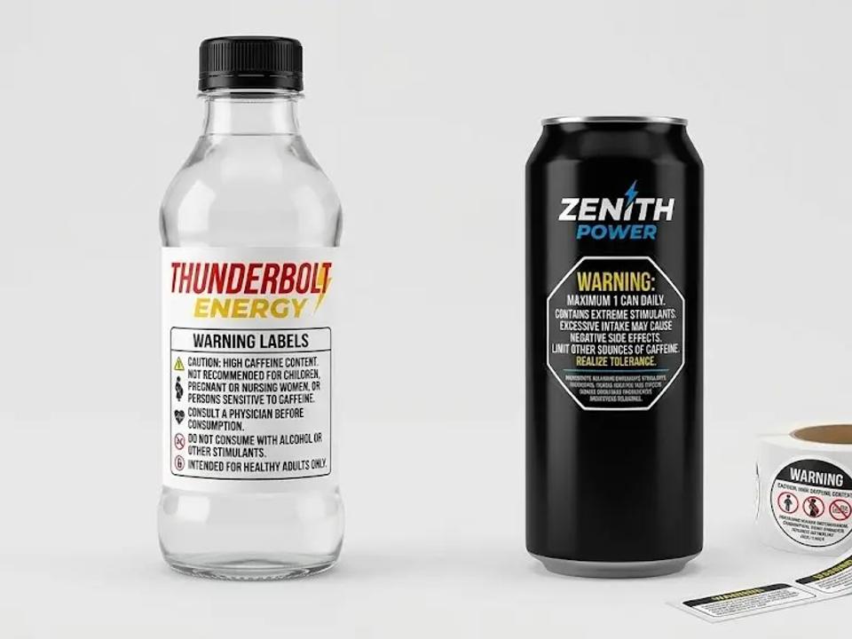Energy Drink Warning Labels