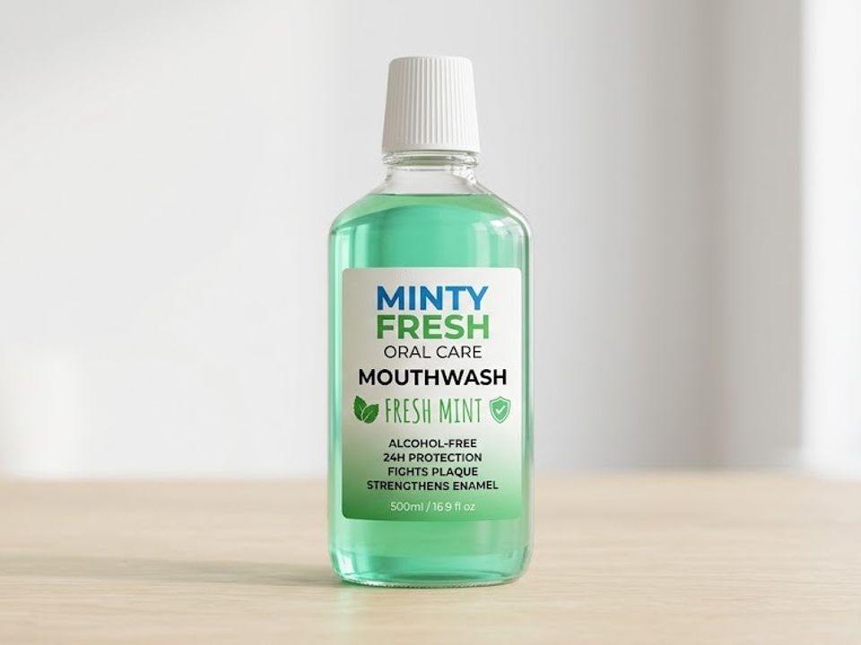 Mouthwash labels