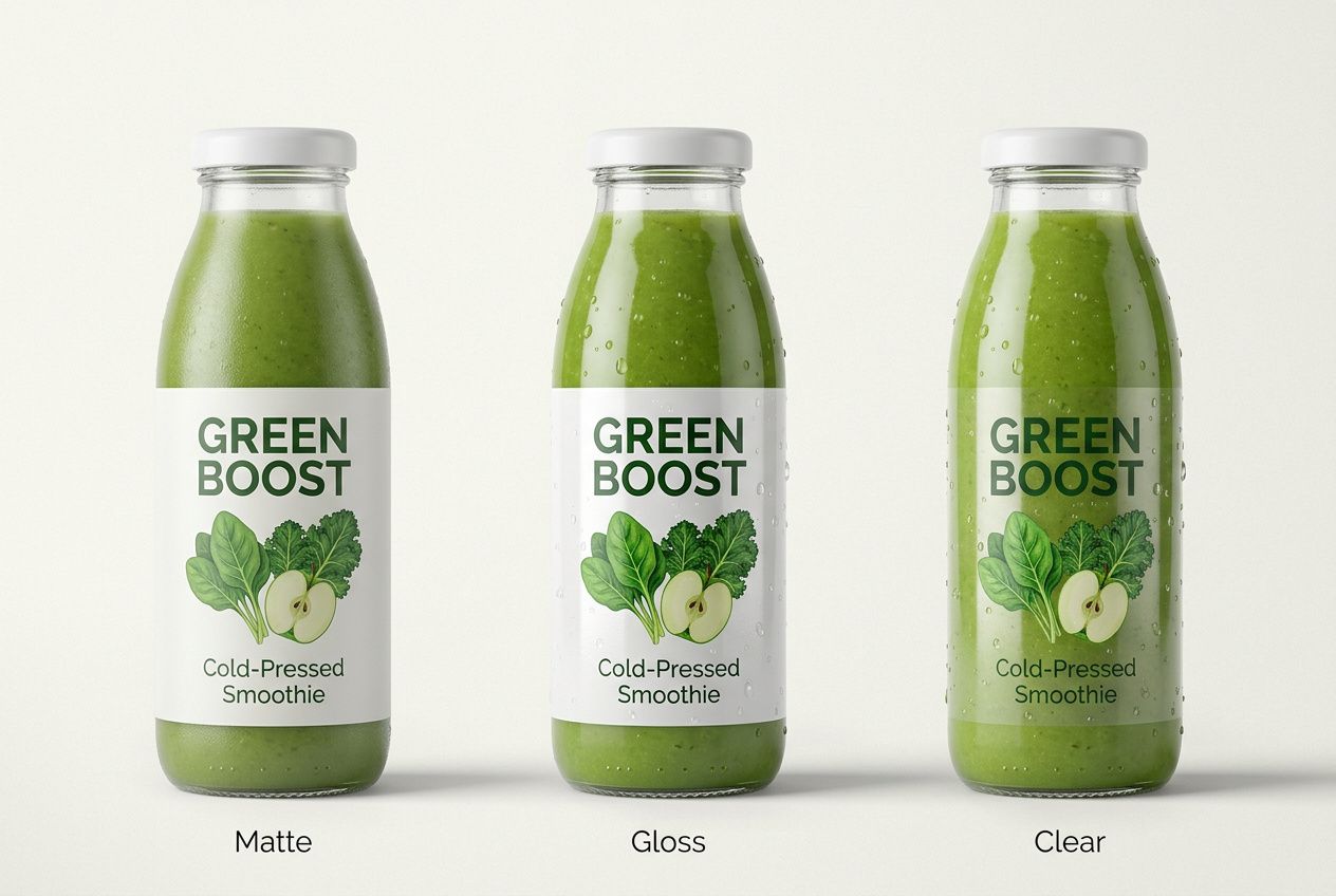 Smoothie Bottle Shrink Sleeve Labels