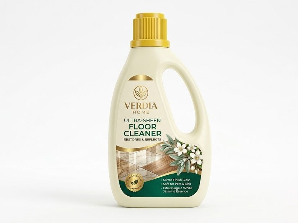 Floor cleaner label