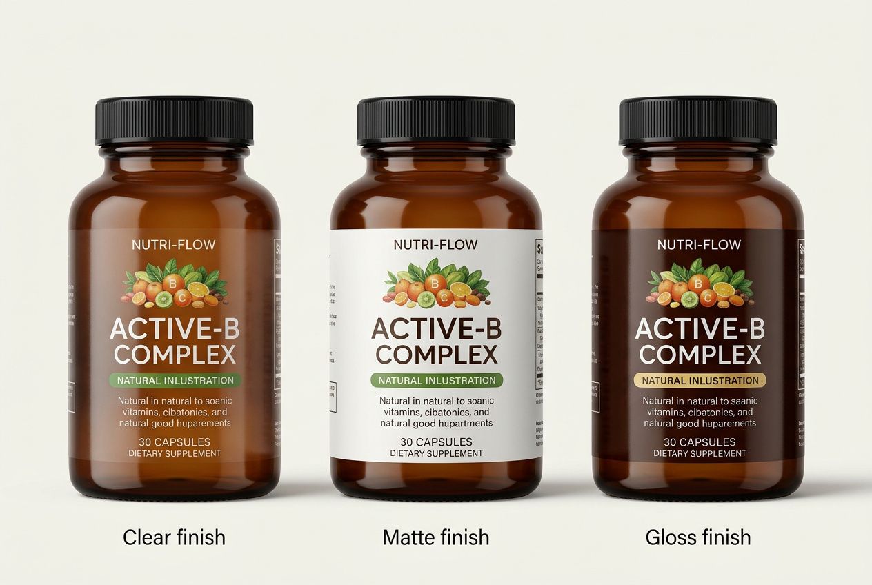 Vitamin Bottle Roll Labels
