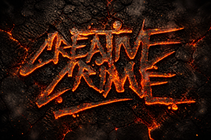 Creative Crime lava logo design