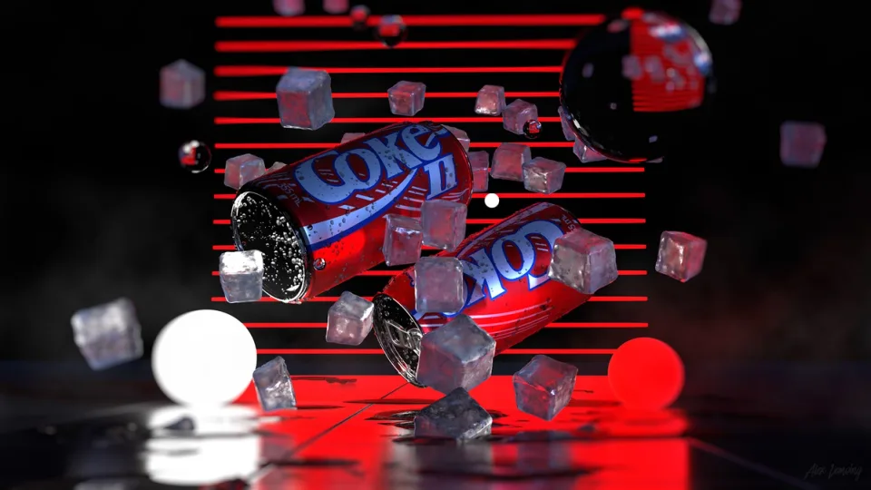 Coca Cola Coke 2 Can 3d design