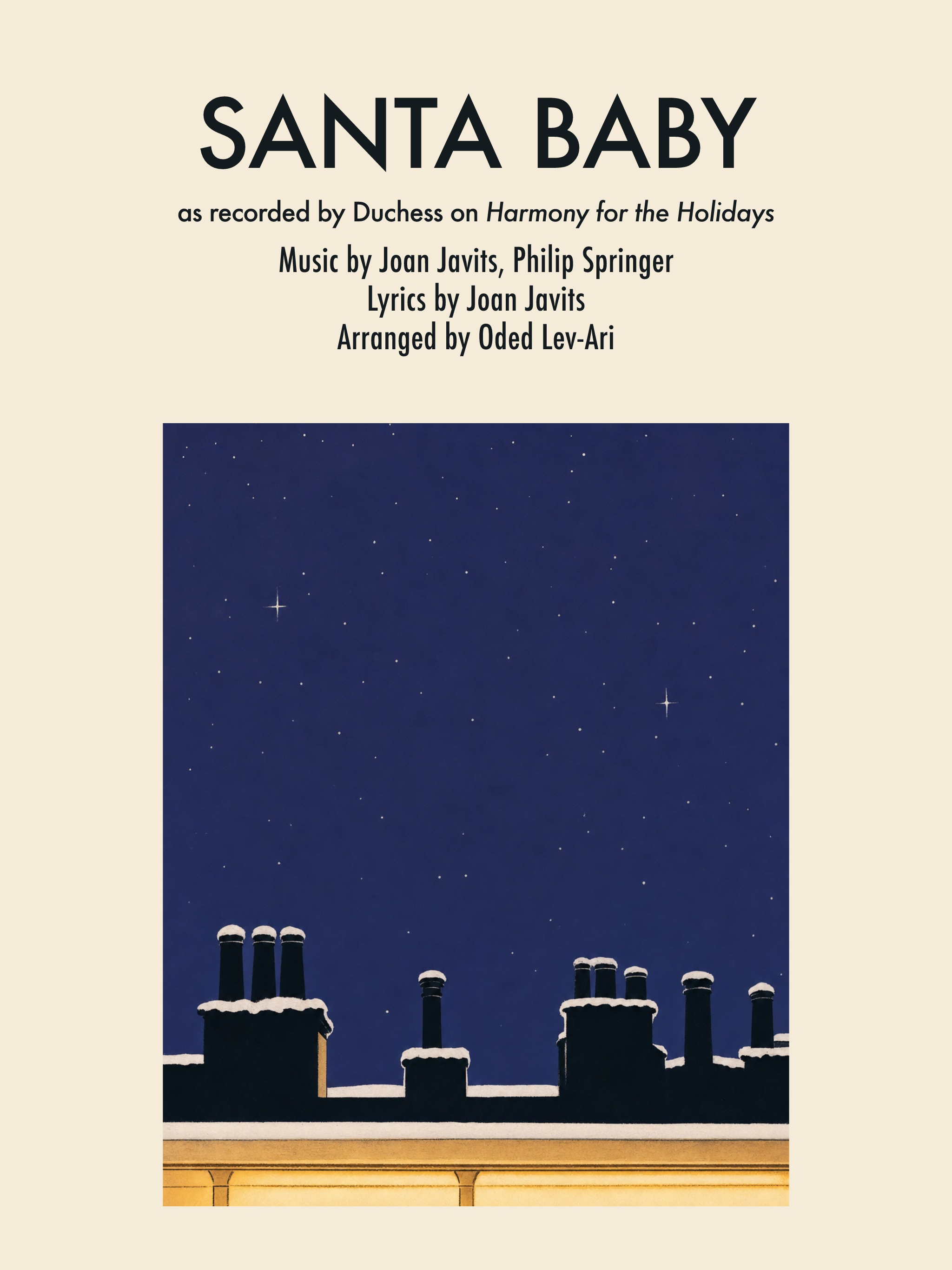 Santa Baby — Sheet Music Cover
