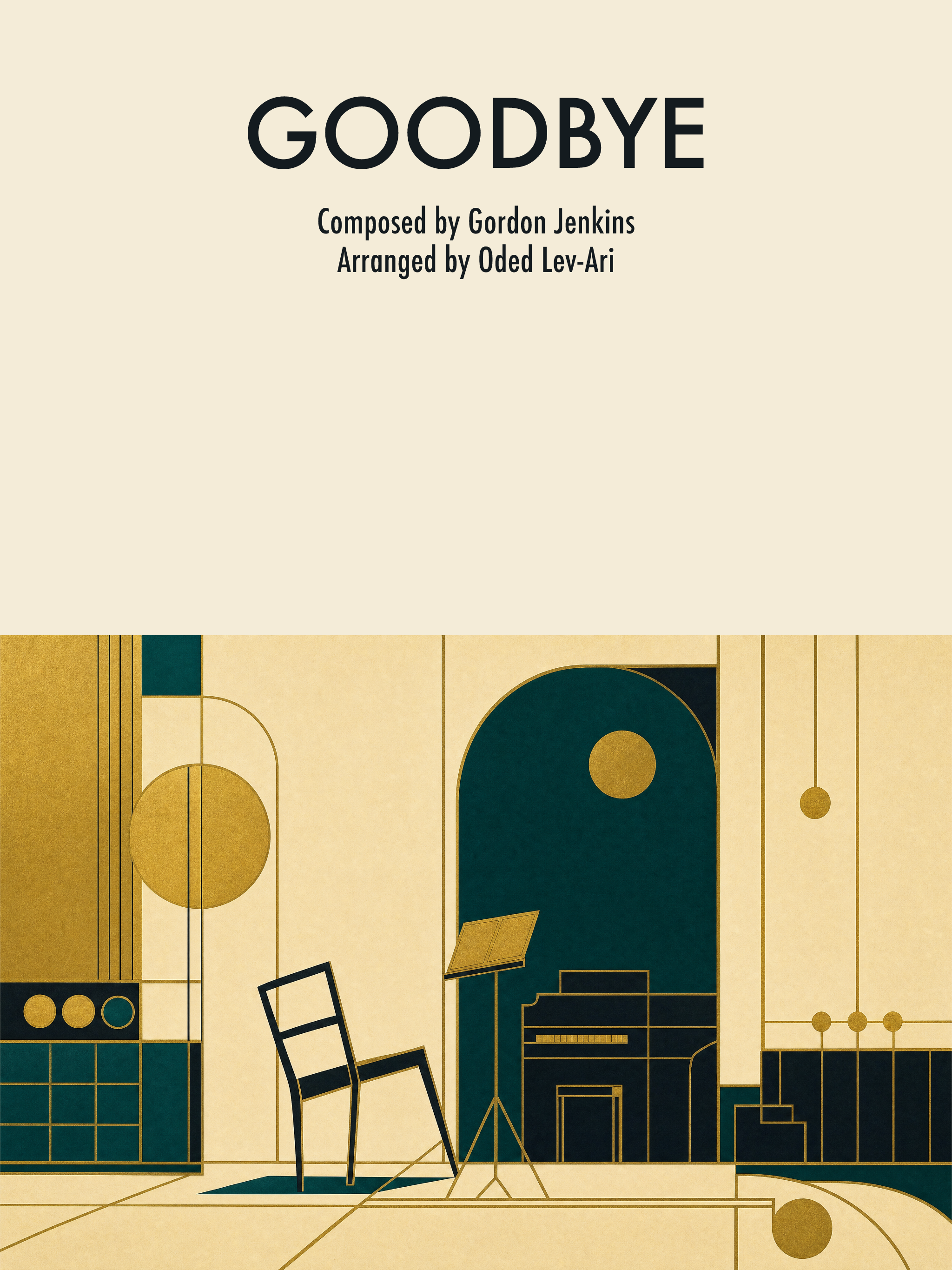 Goodbye — Sheet Music Cover