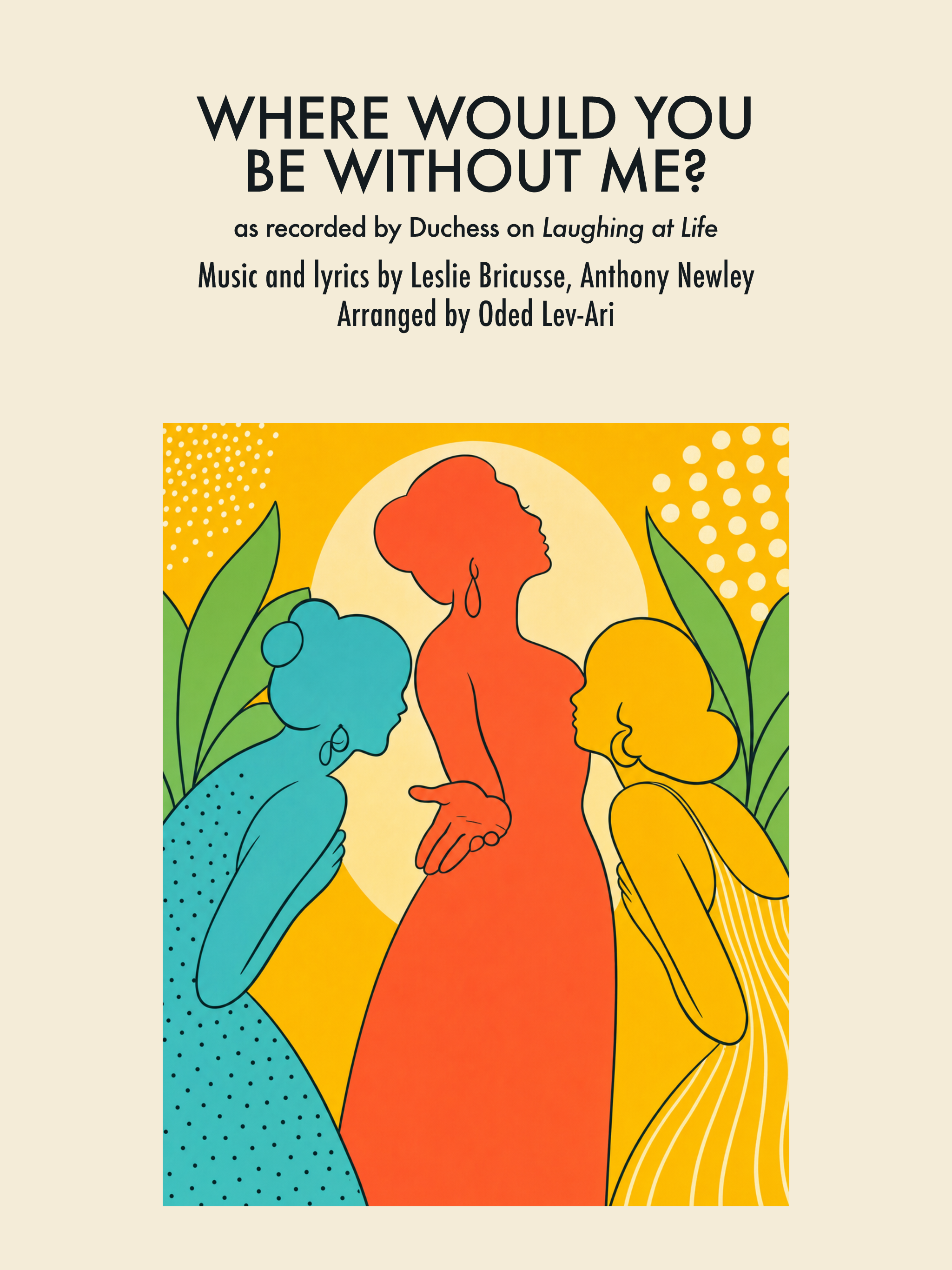 Where Would You Be Without Me? — Sheet Music Cover