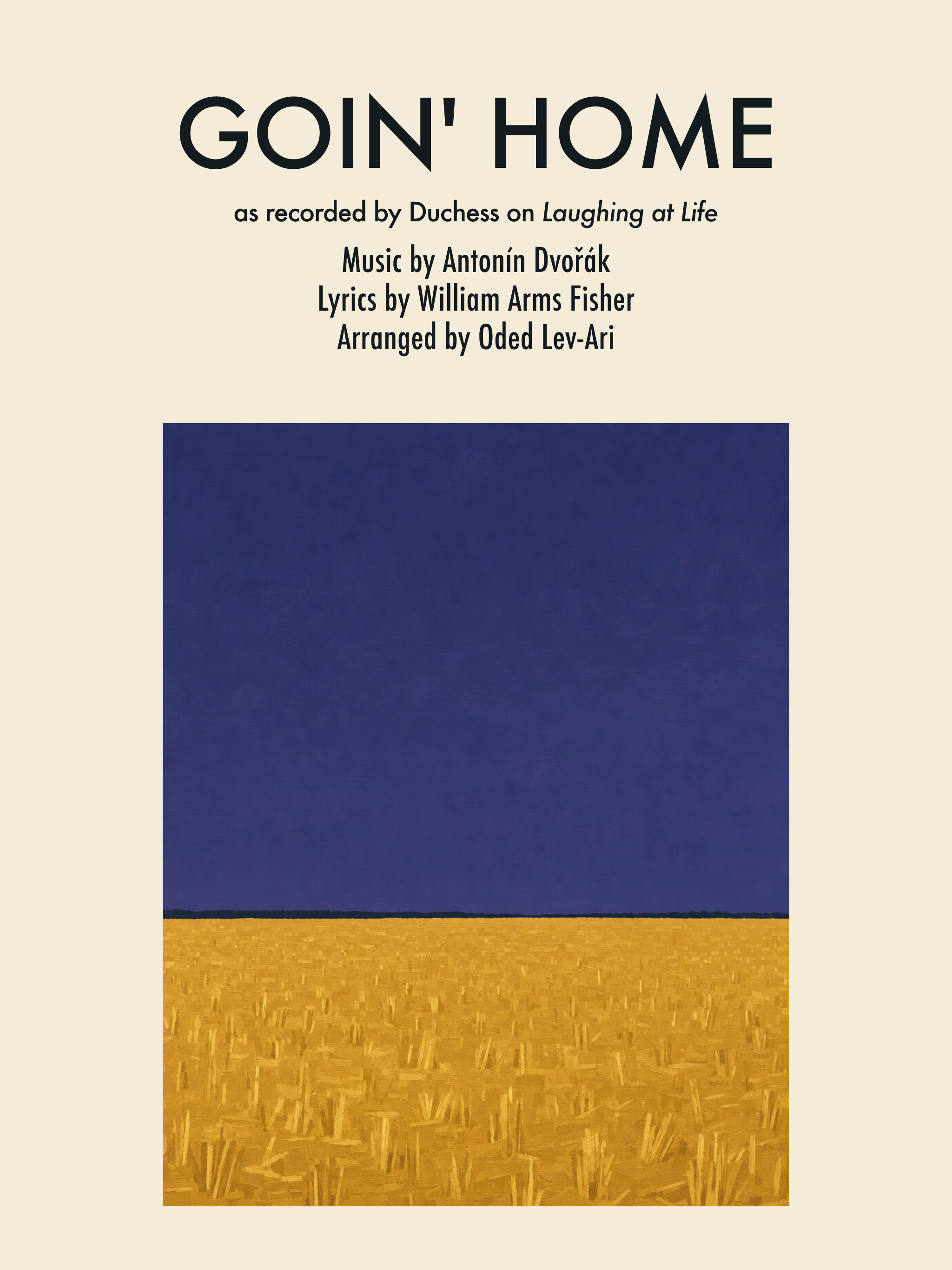 Goin' Home — Sheet Music Cover