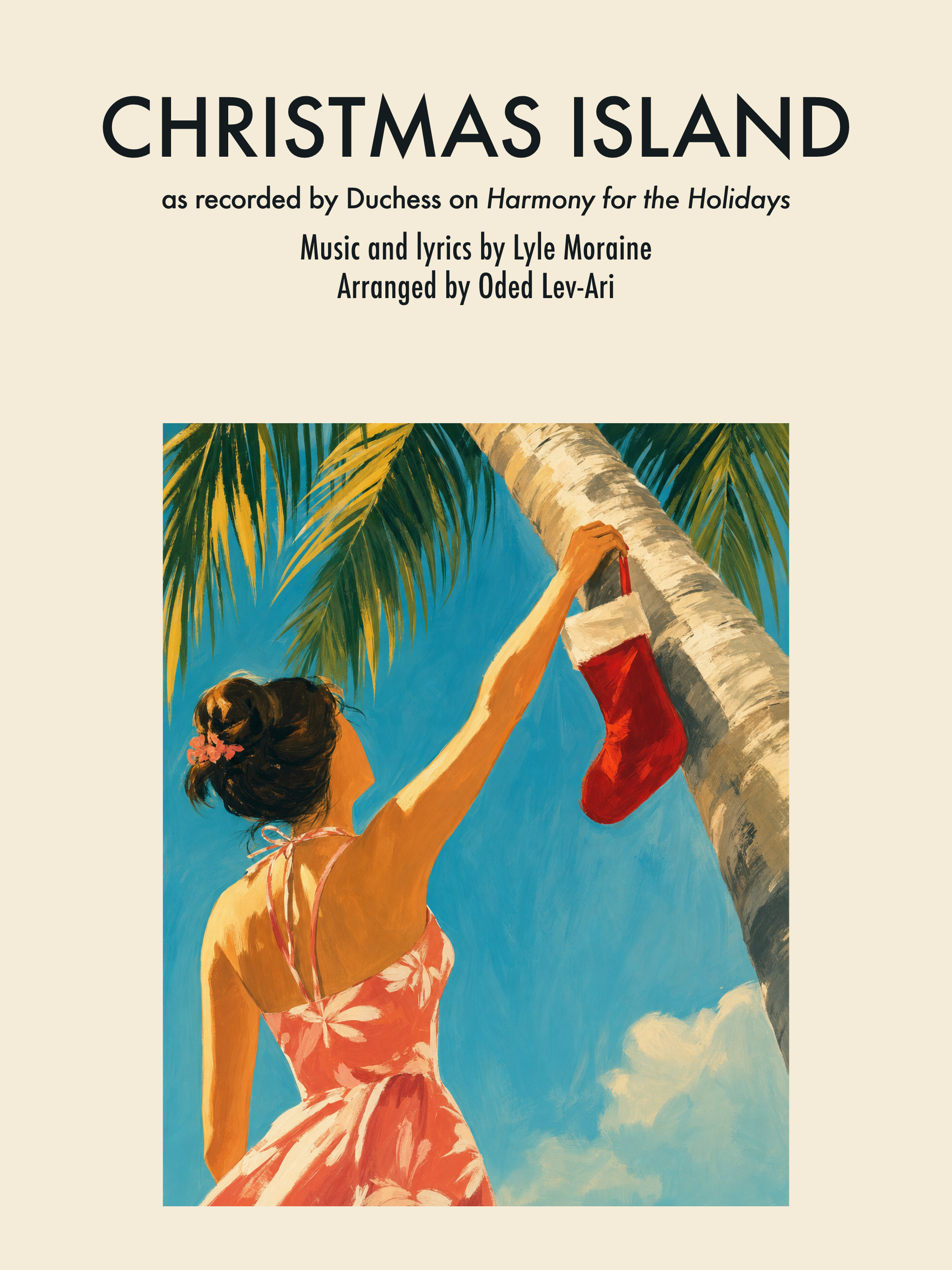 Christmas Island — Sheet Music Cover
