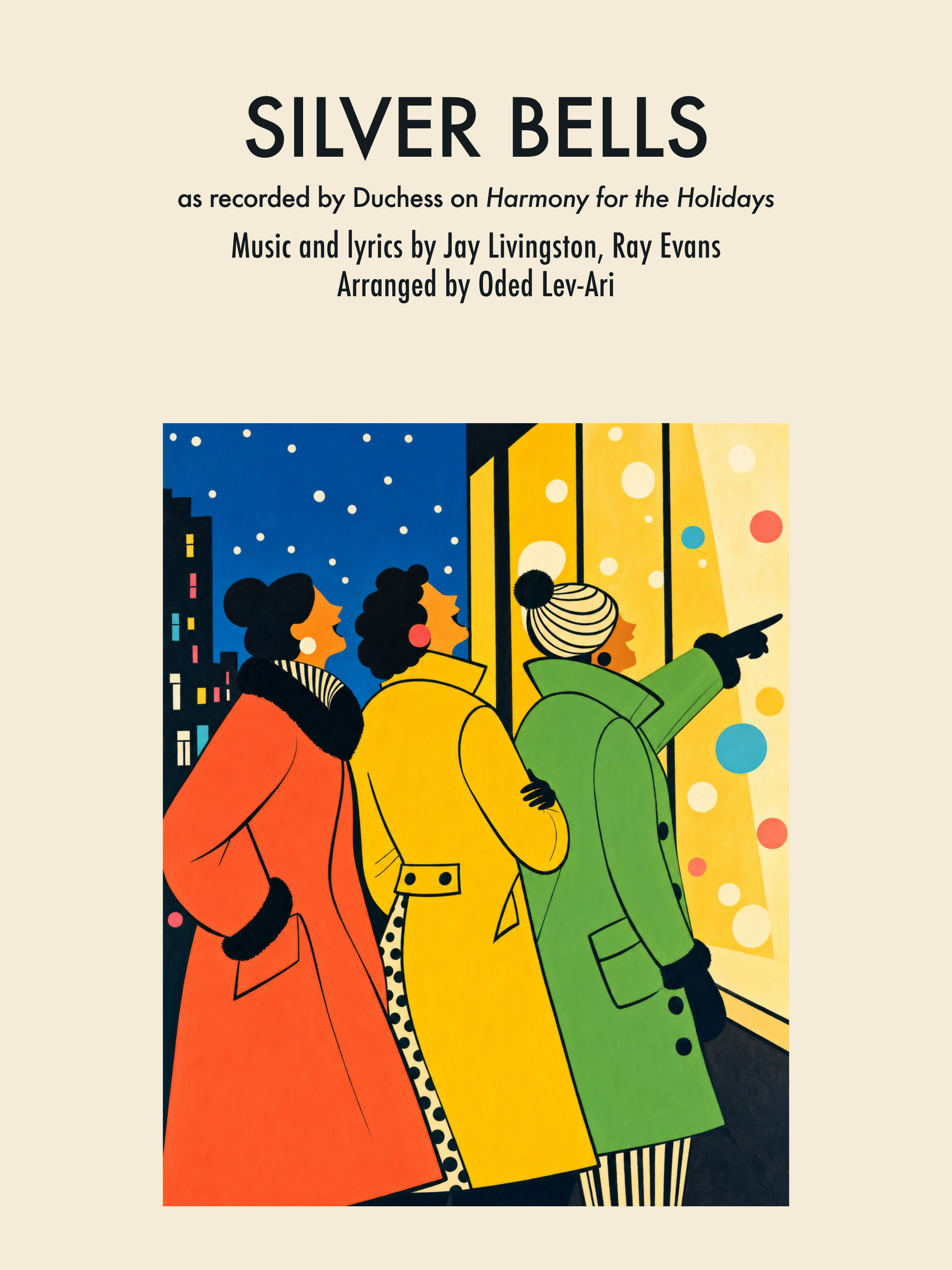 Silver Bells — Sheet Music Cover