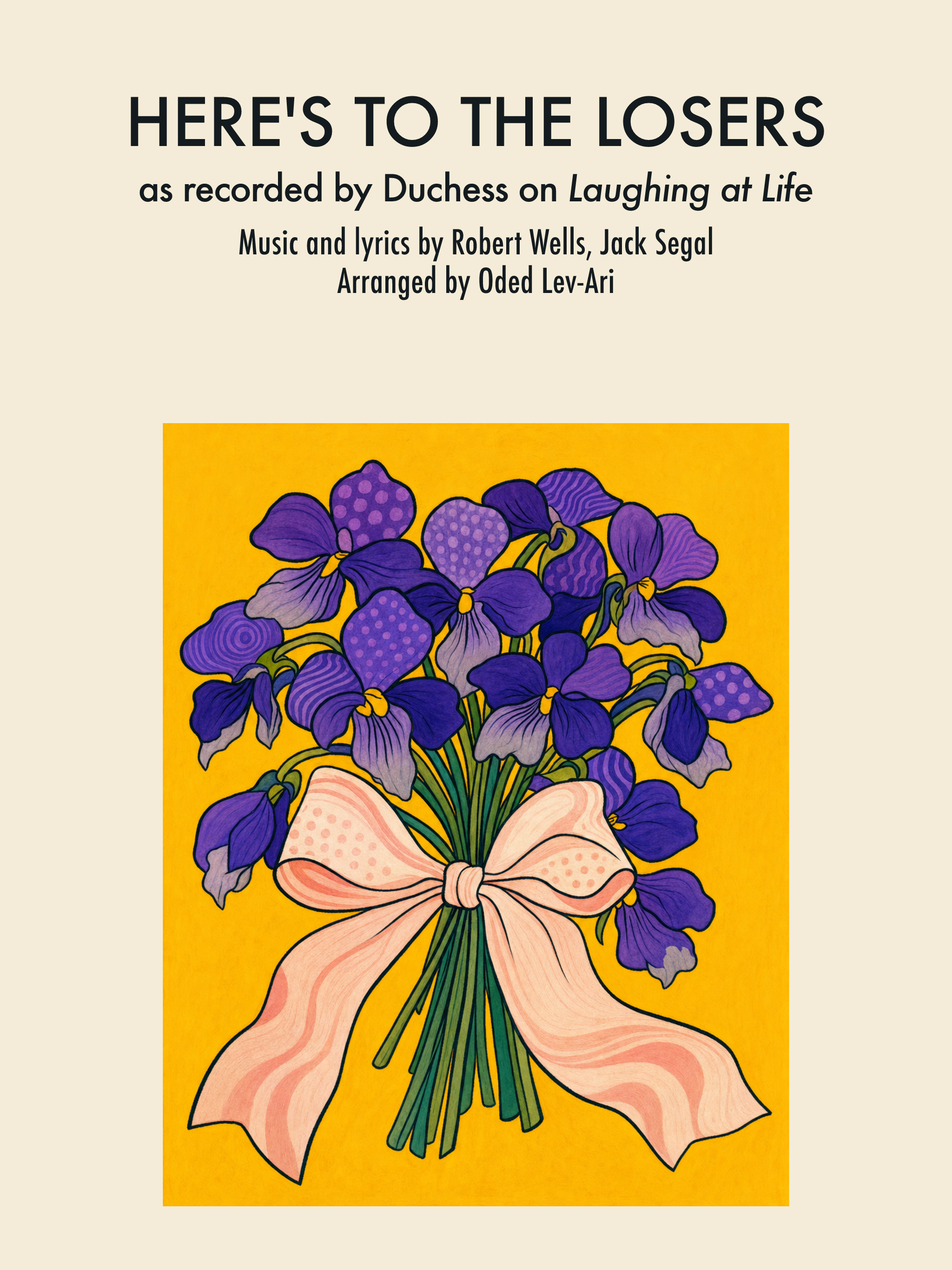 Here's to the Losers — Sheet Music Cover