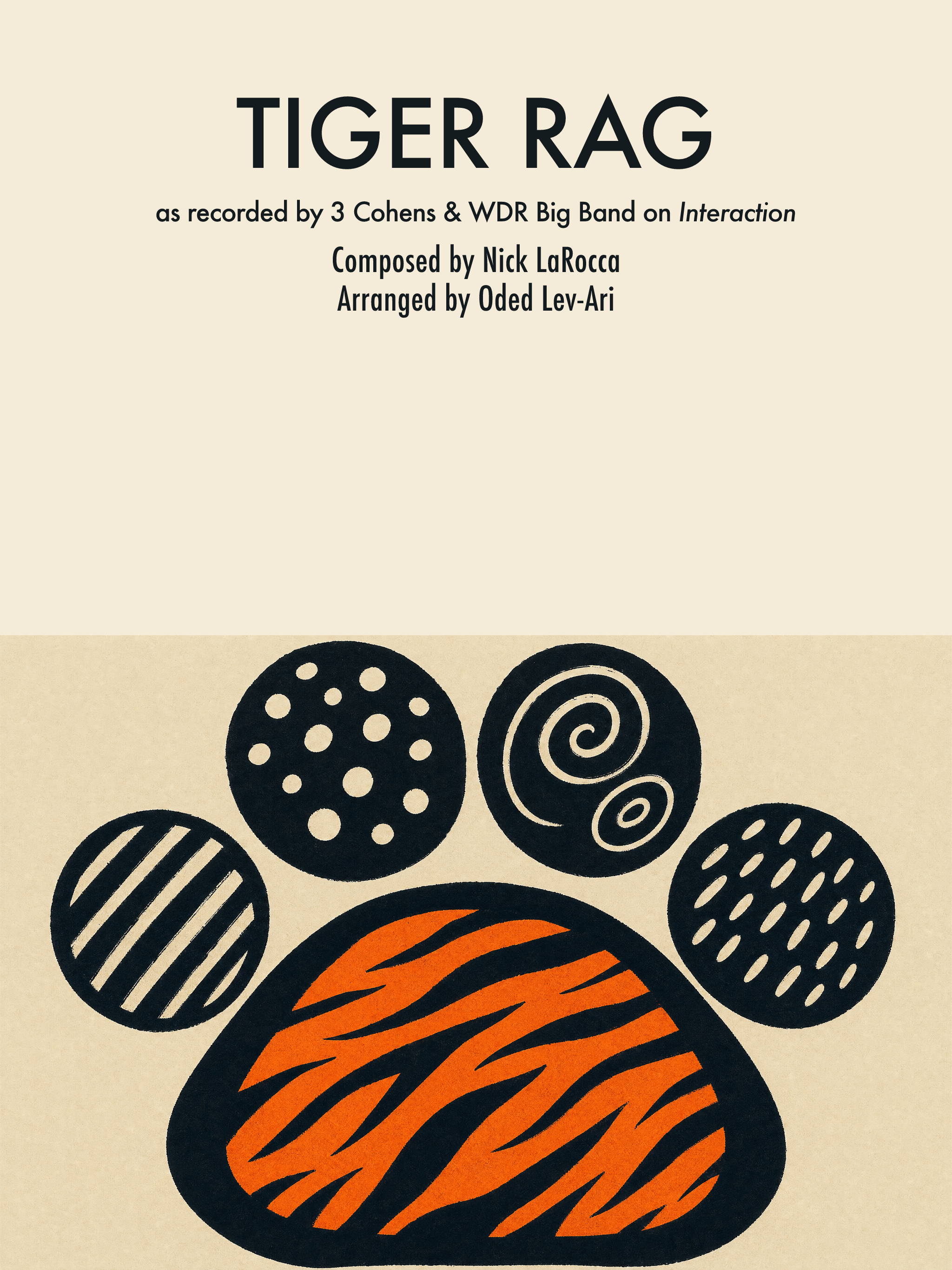 Tiger Rag — Sheet Music Cover