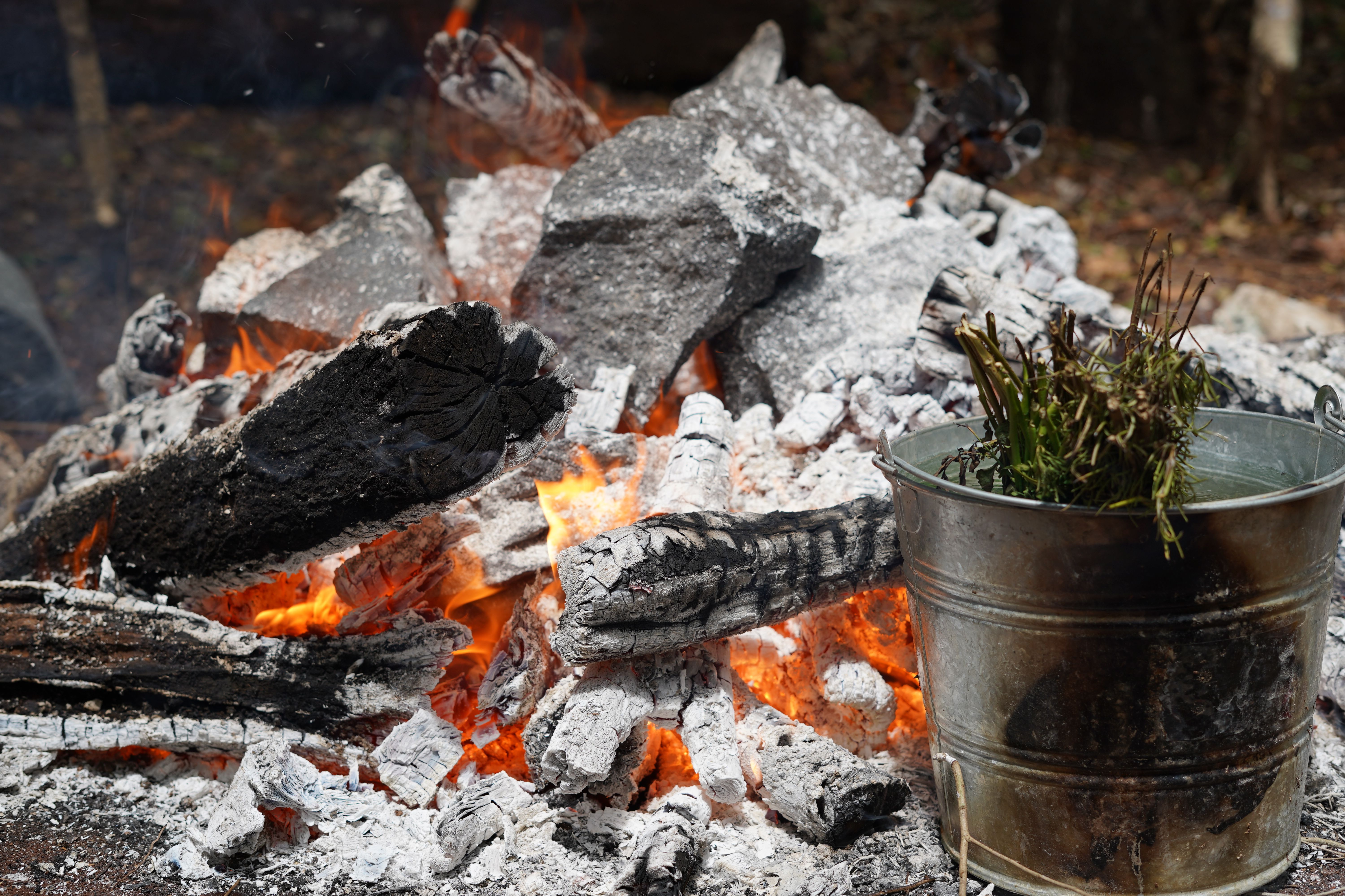 Temazcal Fire and Herbs