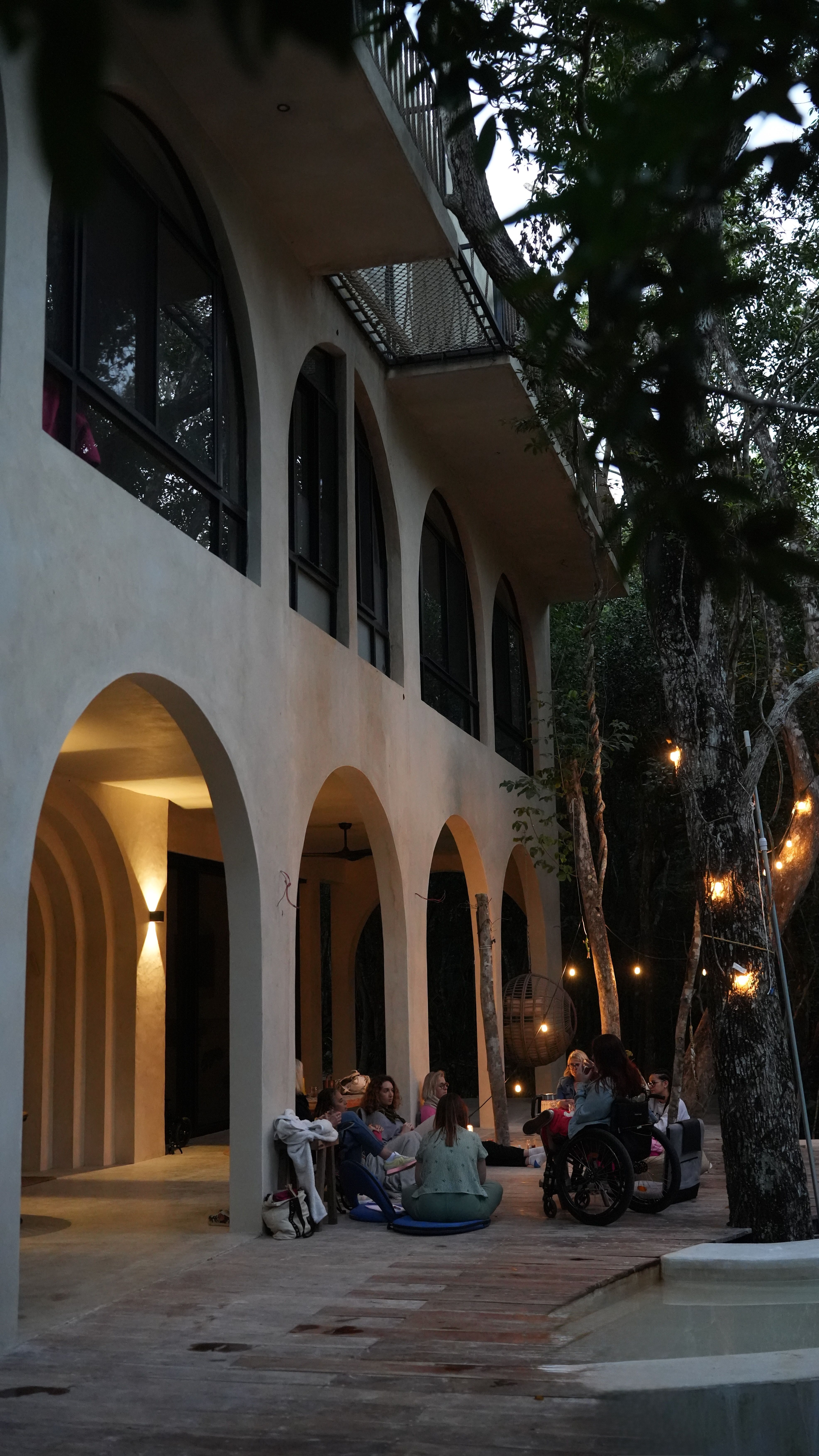 House Facade Dusk