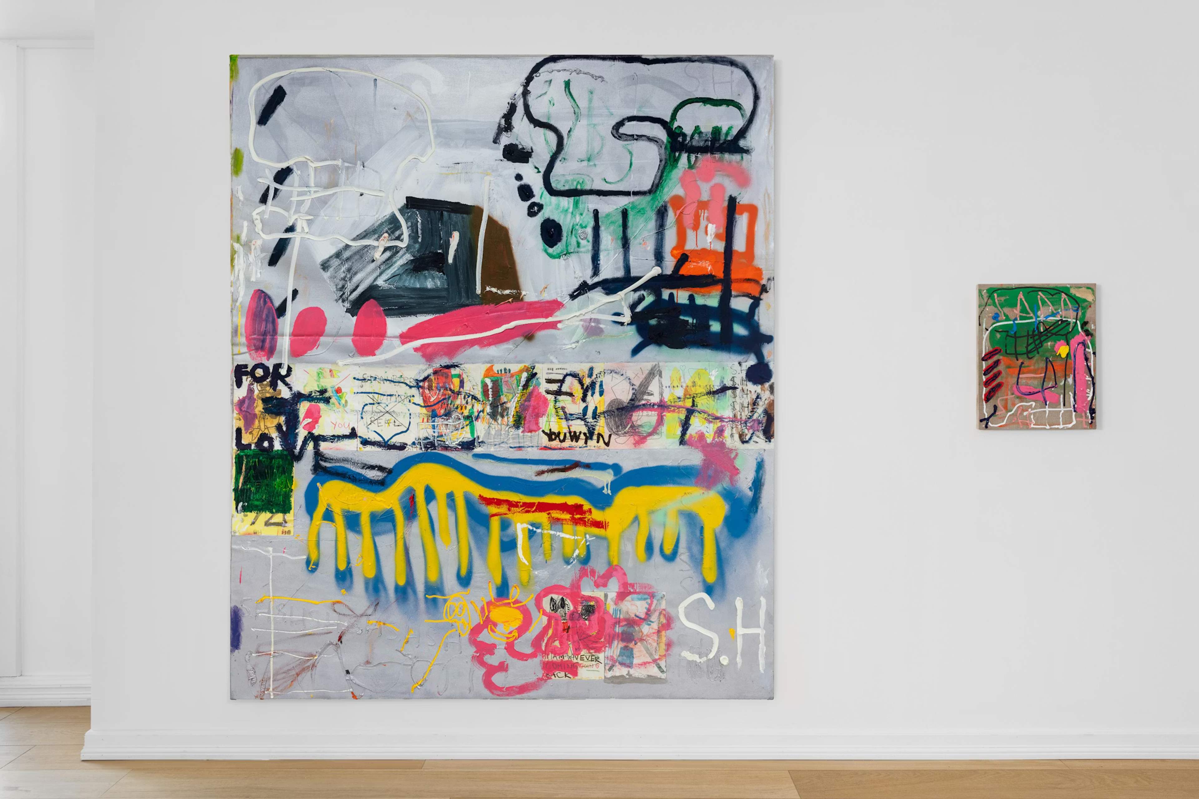 Sebastian Helling, Installation view, Melee